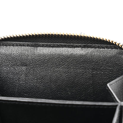 Saint Laurent Goatskin Compact Wallet Black 9 of 10