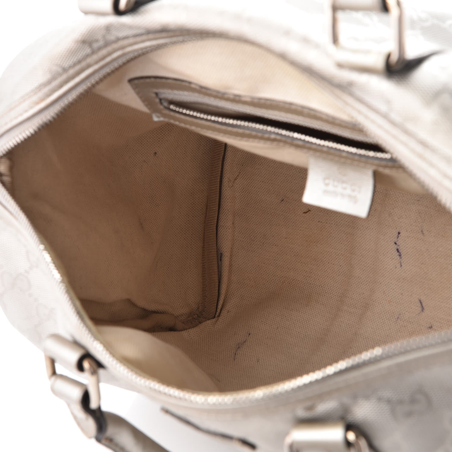 Gucci Imprime Monogram Medium Joy Boston Silver 7 of 11