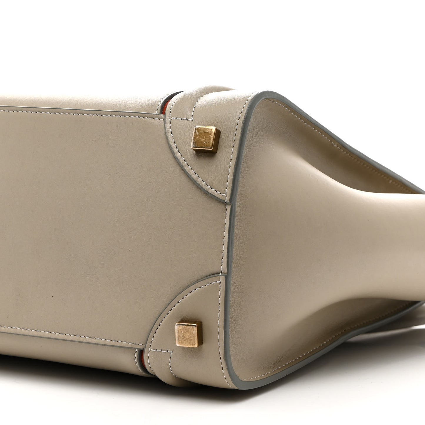 Smooth Calfskin Interstice Micro Luggage Quartz