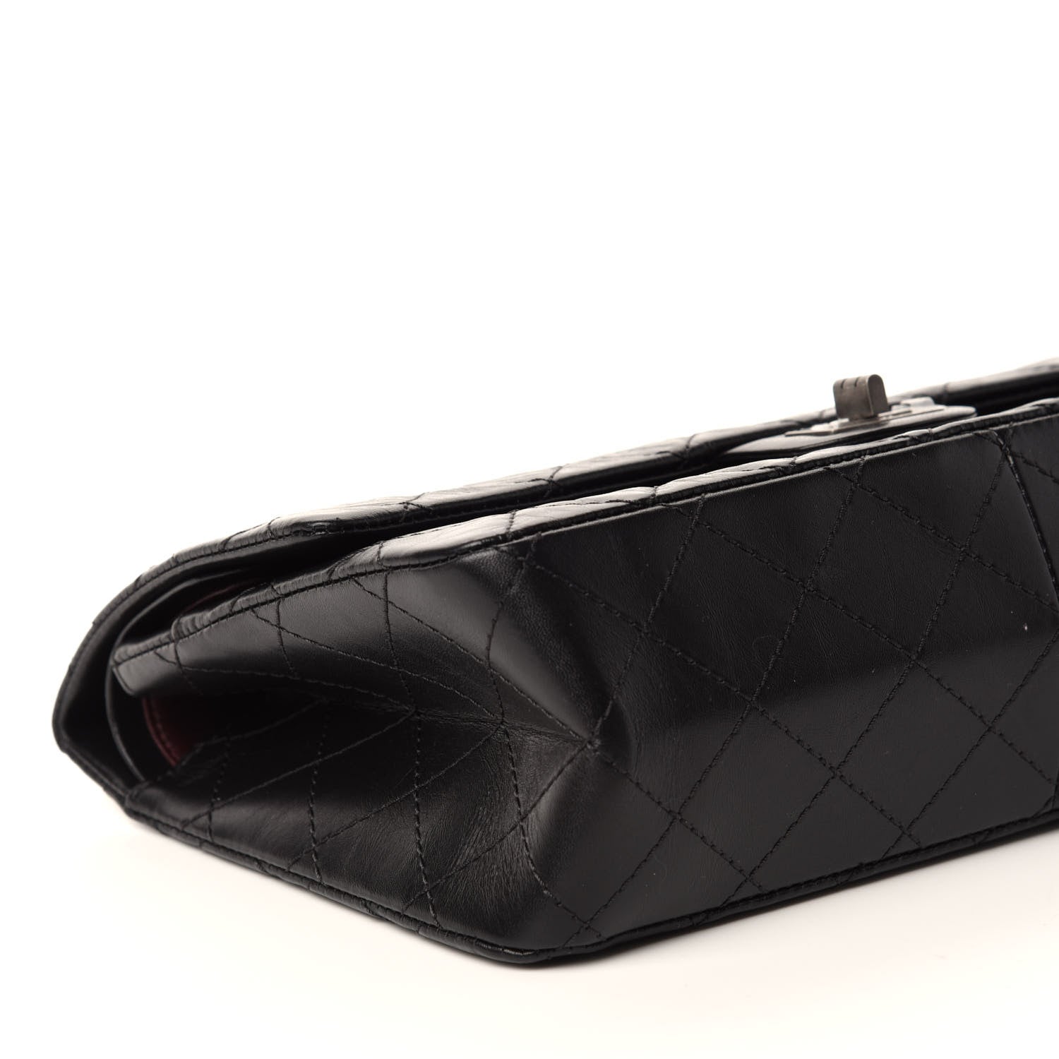 Chanel Aged Calfskin Quilted 2.55 Reissue 226 Flap Black 7 of 11
