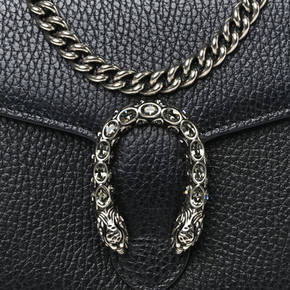 Gucci Calfskin Mini Dionysus Chain Wallet Black 8 of 10
