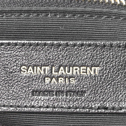 Saint Laurent Lambskin Quilted Maxi Icare Shopping Tote Black 7 of 12