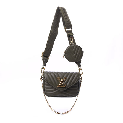 Louis Vuitton Calfskin New Wave Multi Pochette Kaki 1 of 11
