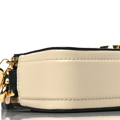 Marc Jacobs Saffiano Small Snapshot Camera Bag Cloud White Multicolor 8 of 9