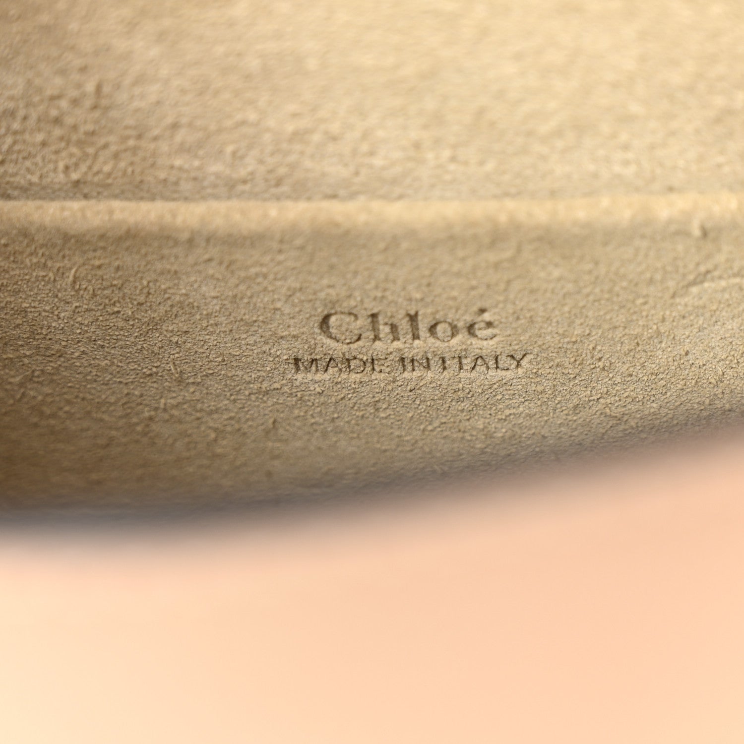 Chloe Calfskin Suede Small Nile Bracelet Bag Biscotti Beige 6 of 12