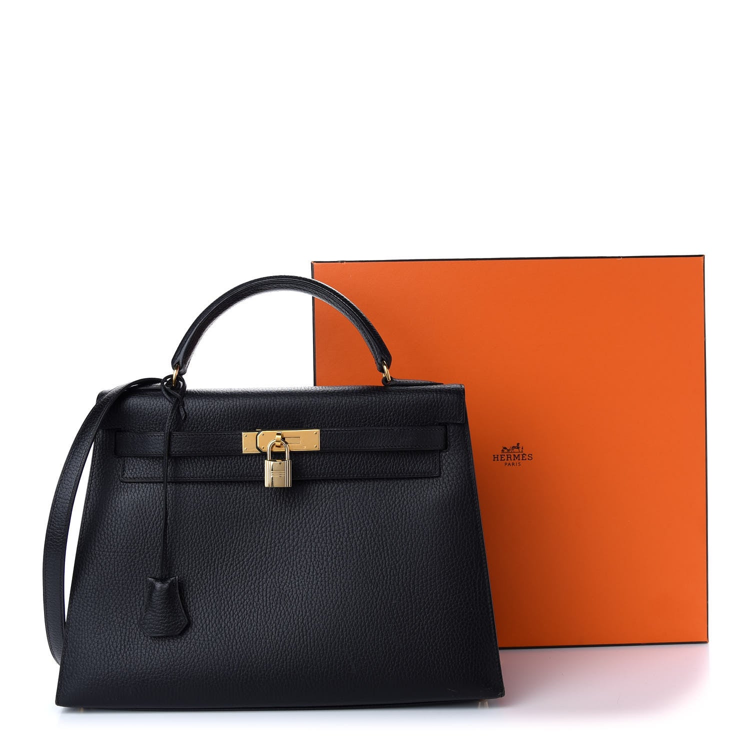 Hermes Ardennes Kelly Sellier 32 Black 13 of 13