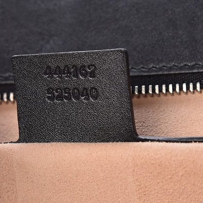 Gucci Calfskin Web Stripe Large Dionysus Tote Bag Black 7 of 9