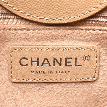 Chanel Caviar Small Studded Deauville Tote Beige 6 of 10