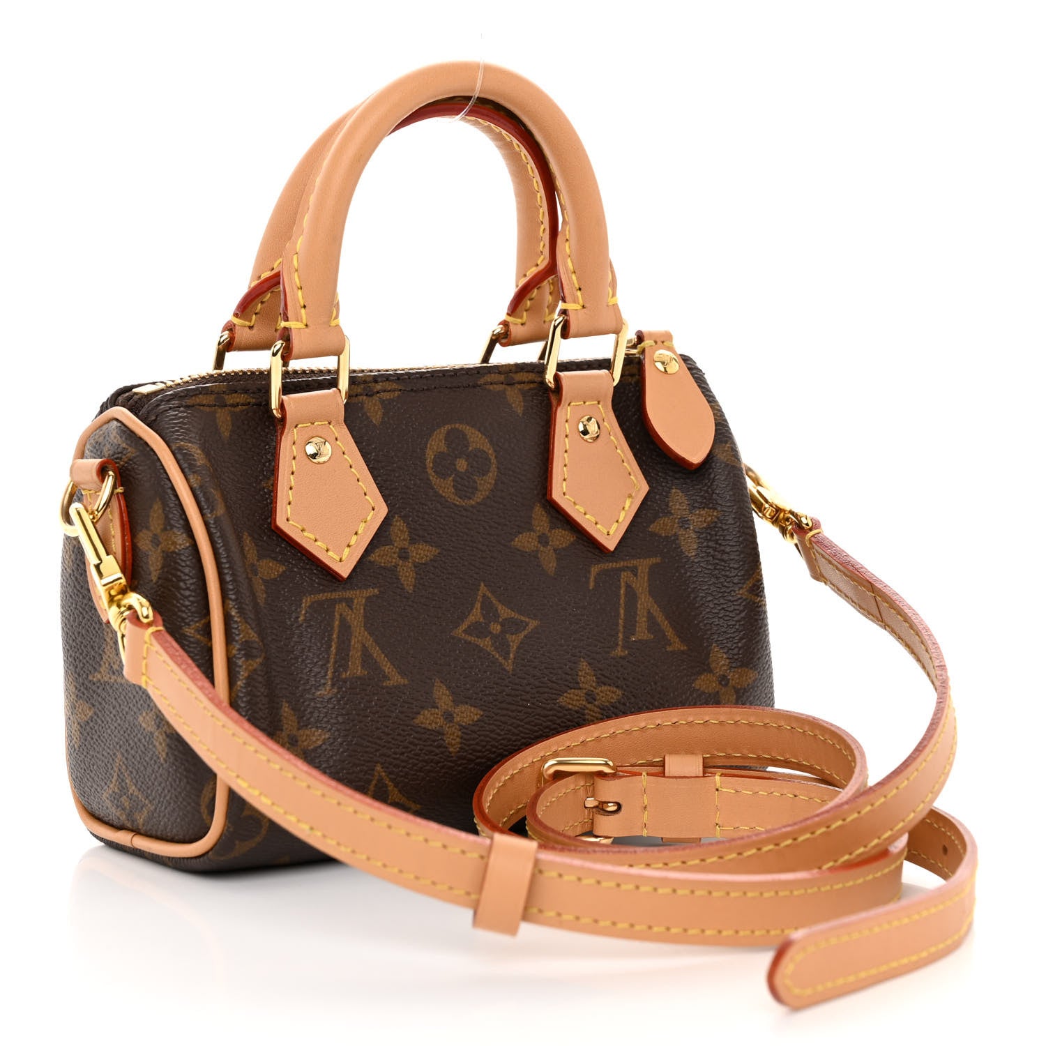 Louis Vuitton LOUIS VUITTON Monogram Nano Speedy Bandouliere 3 of 11