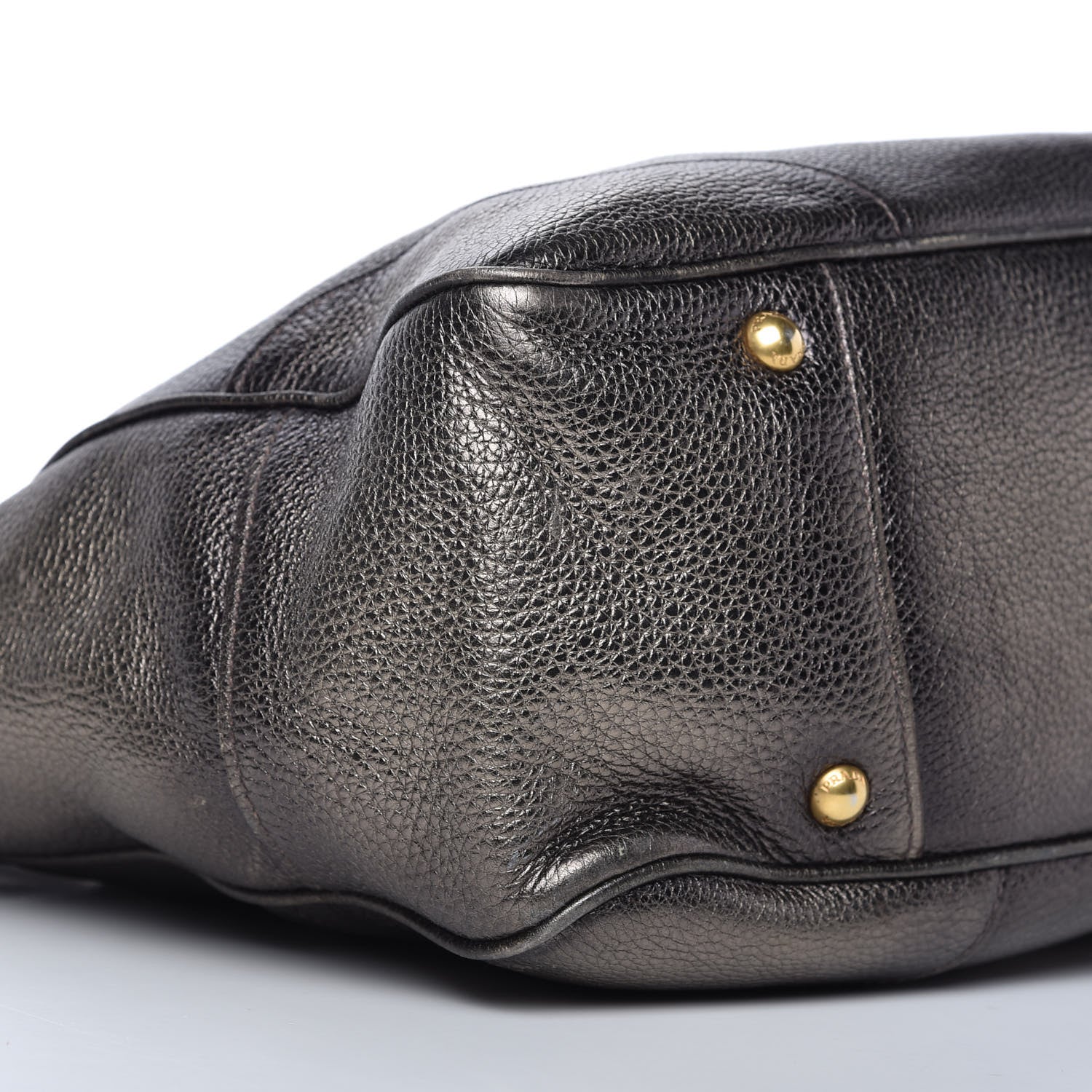 Prada Vitello Daino Tote Piombo 6 of 10