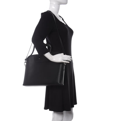 Louis Vuitton Epi Porte-Documents Jour Briefcase Black 3 of 11