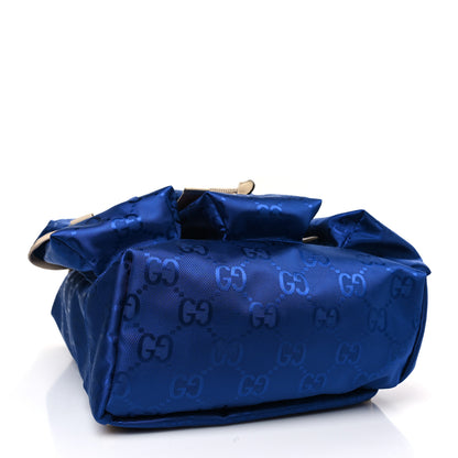 Gucci Econyl Nylon Monogram Off The Grid Utility Pocket Backpack Orient Blue New Plaster 4 of 9
