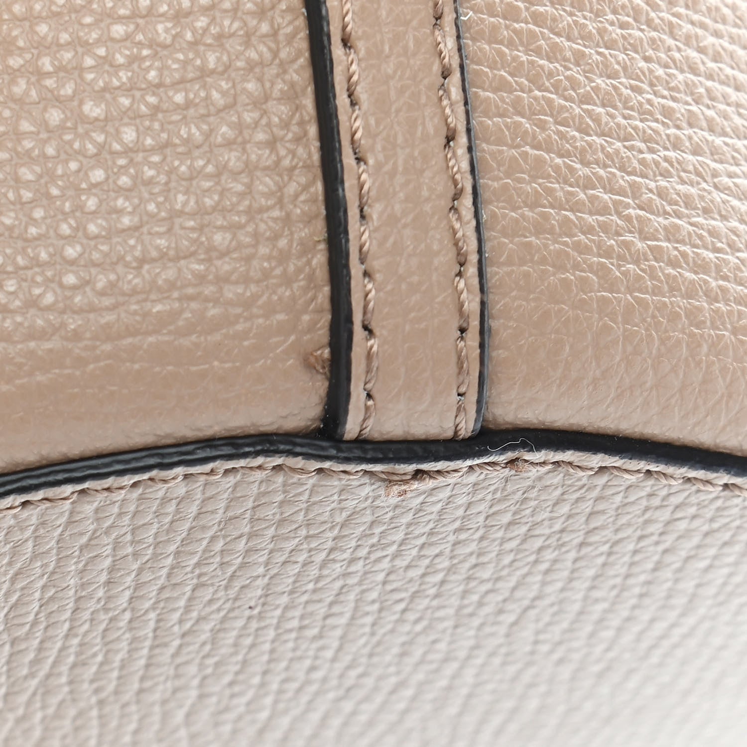 Burberry Calfskin Small Lorne Bucket Crossbody Natural 12 of 12