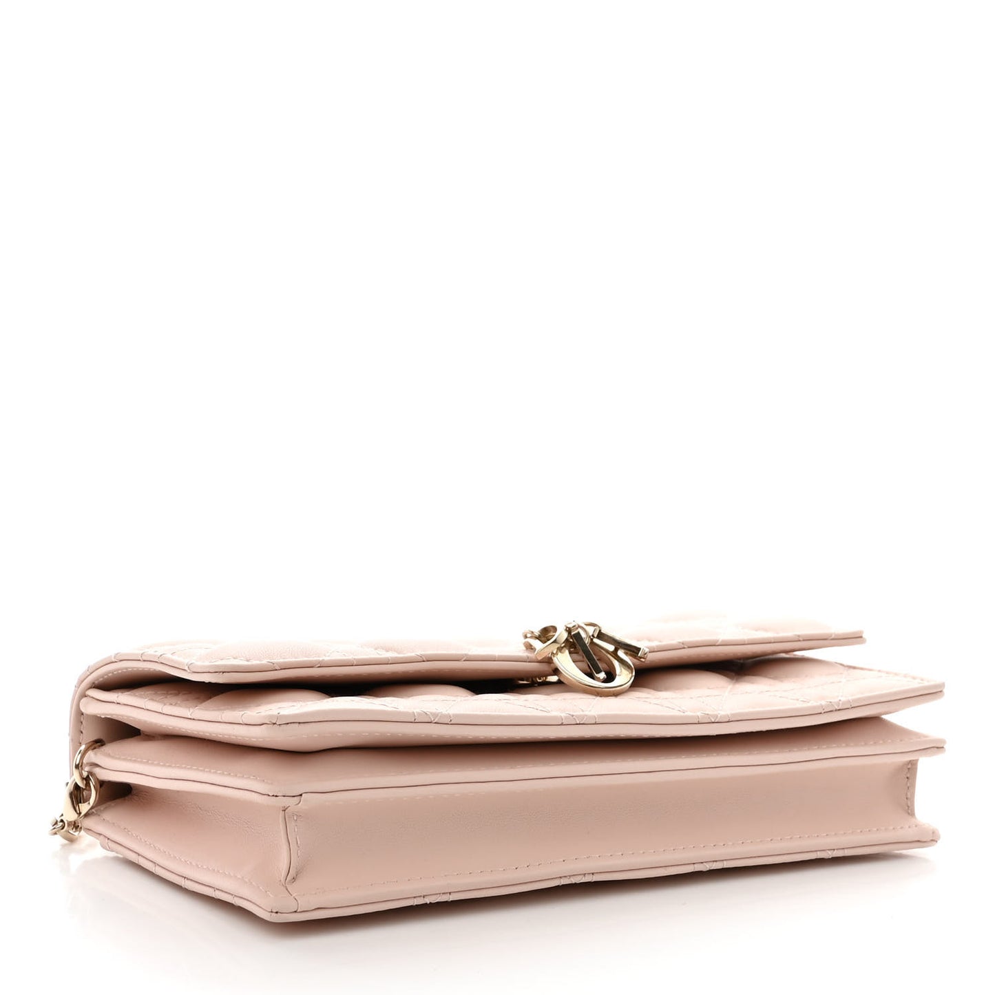 Lambskin Cannage Mini My Dior Bag Rose Poudre