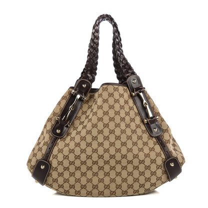 Gucci Monogram Medium Pelham Shoulder Bag Dark Brown 1 of 7