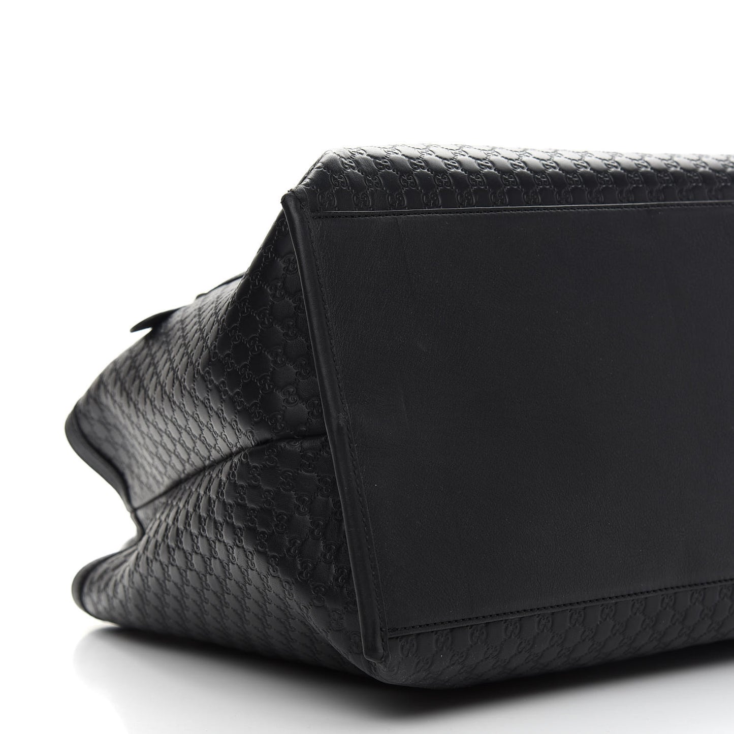 Soft Microguccissima Large Tote Black