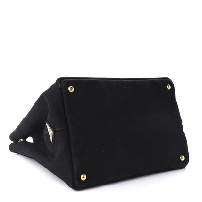 Prada Canapa Logo Tote Black 4 of 11