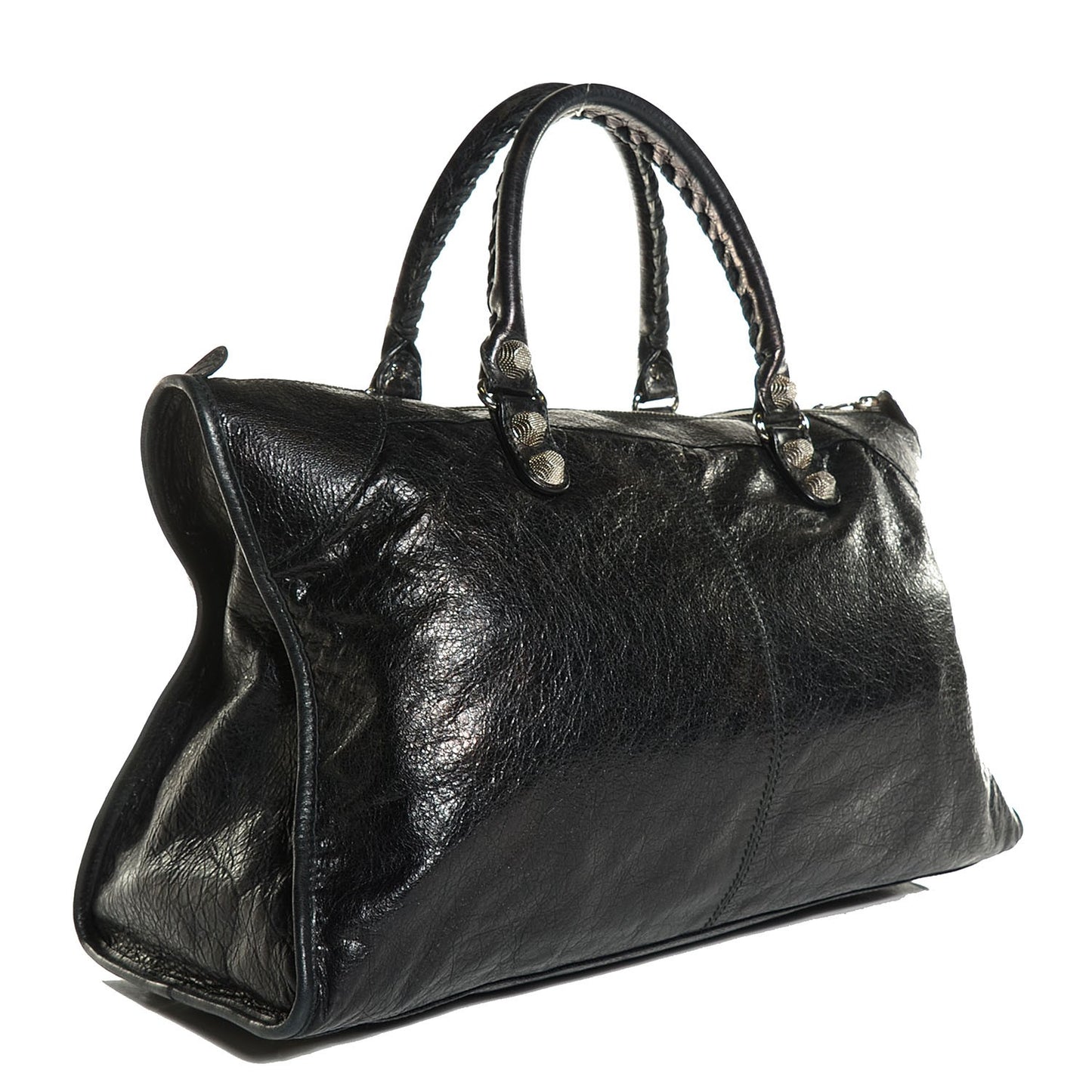 Agneau Giant 21 Silver Hardware Work Black