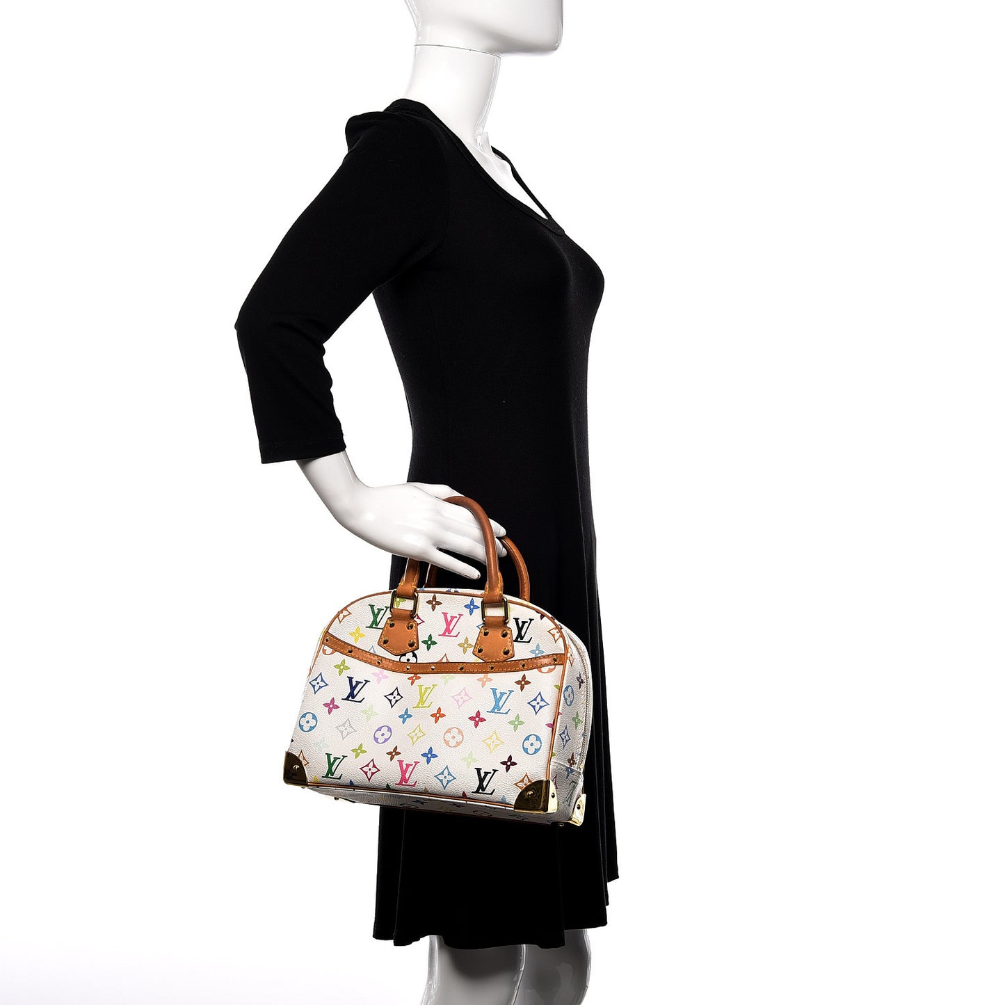 Monogram Multicolor Trouville White