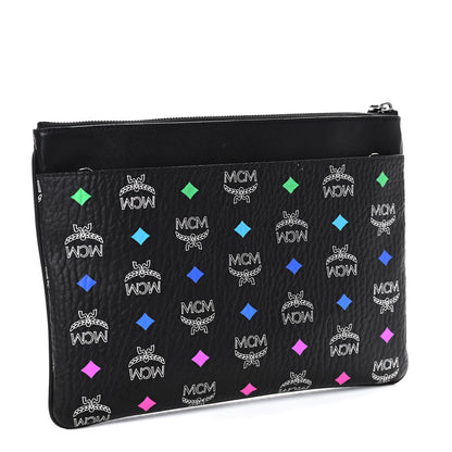MCM Skyoptic Visetos Crossbody Pouch Spectrum Diamond Black 3 of 7