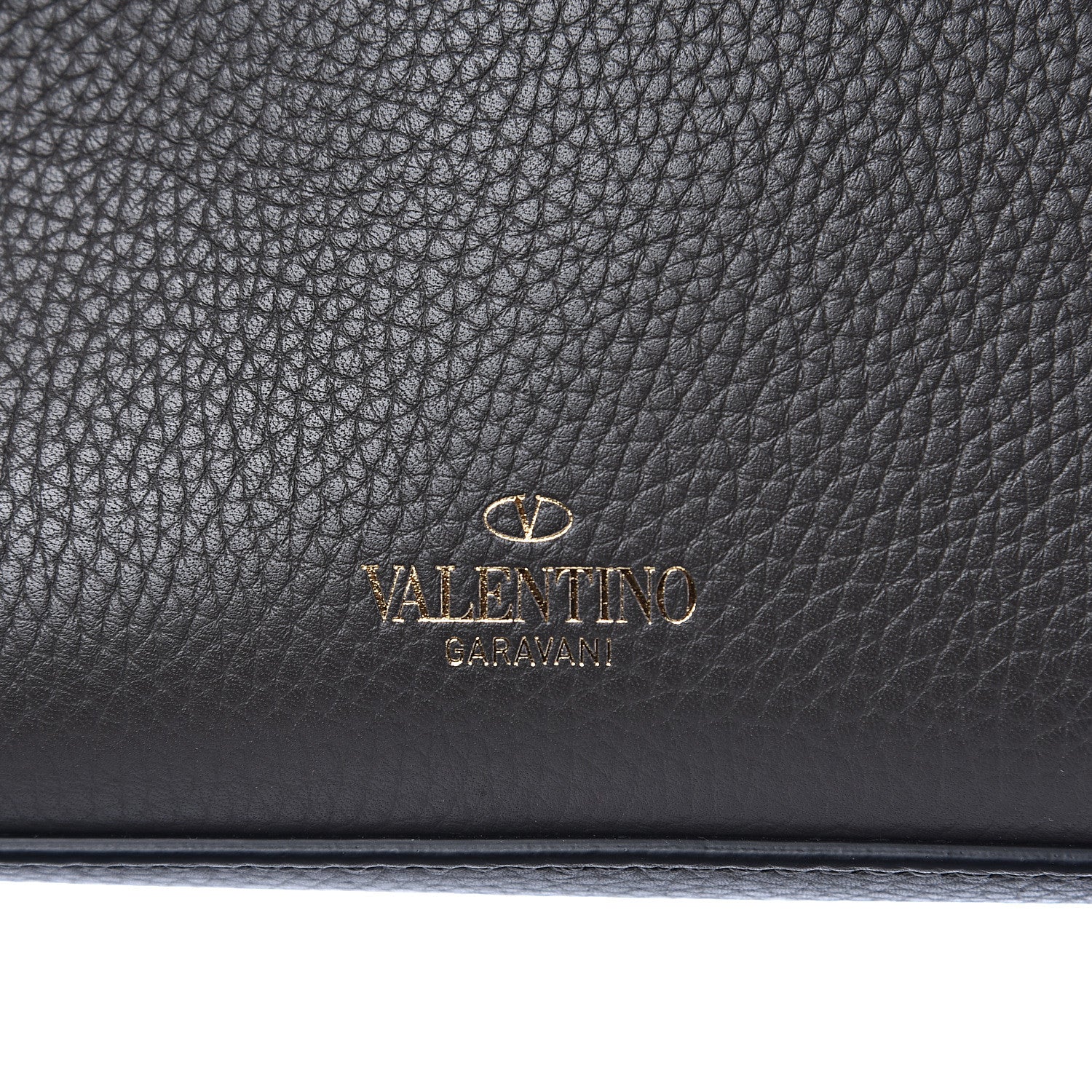 Valentino Garavani Pebbled Calfskin Medium Rockstud Flip Lock Crossbody Bag Graphite 8 of 9