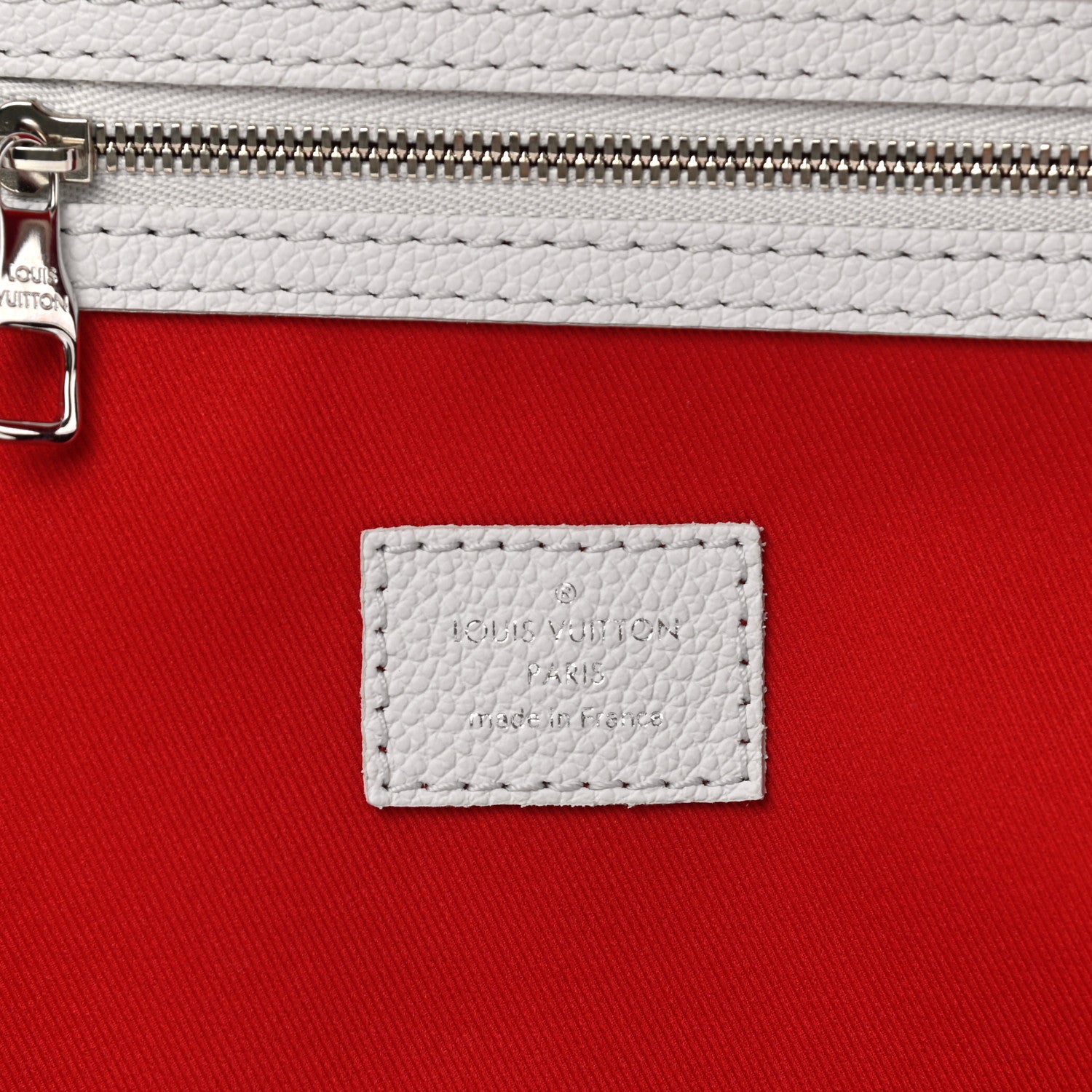 Louis Vuitton Cowhide Damier Spray Keepall Bandouliere 50B White 5 of 8