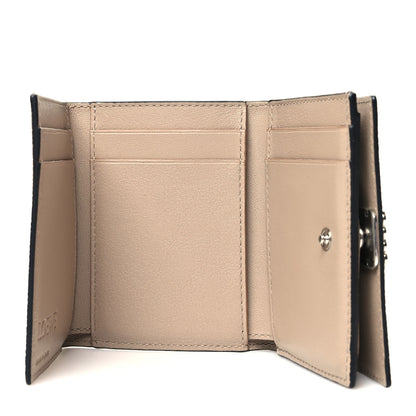 Loewe Pebble Grain Calfskin Anagram Small Vertical Wallet Sand 5 of 11