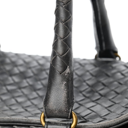 Bottega Veneta Nappa Intrecciato Convertible Duffel Ferro Gray 7 of 8