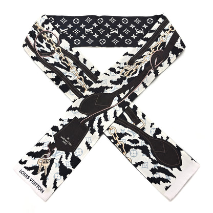 Louis Vuitton Silk Monogram Confidential Tigergram Cream 1 of 3