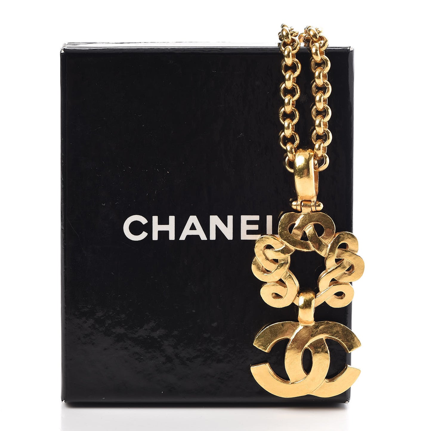 CC Pendant Necklace Gold