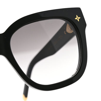 Louis Vuitton Acetate My Monogram Square Sunglasses Z1523E Black 10 of 12