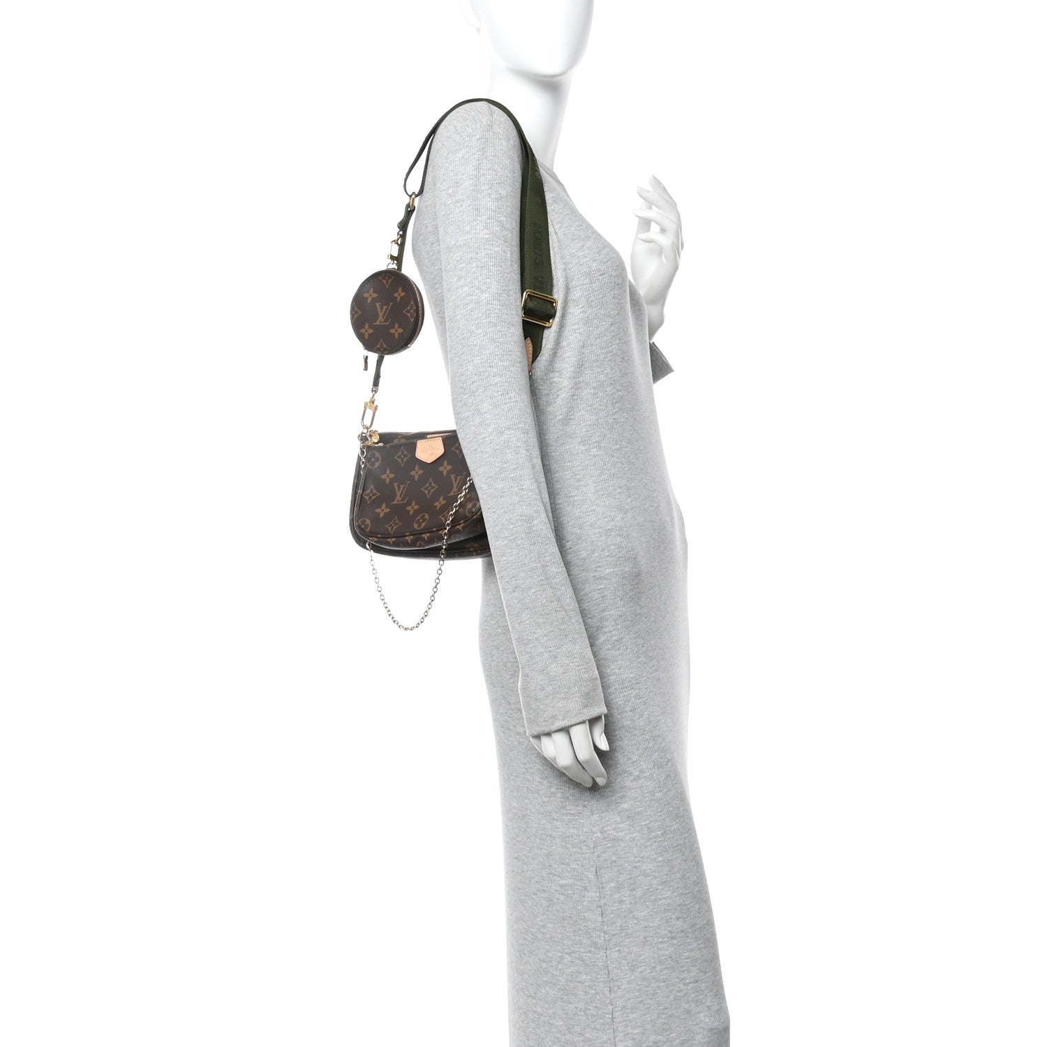 Louis Vuitton Monogram Multi Pochette Accessories Kaki 2 of 10