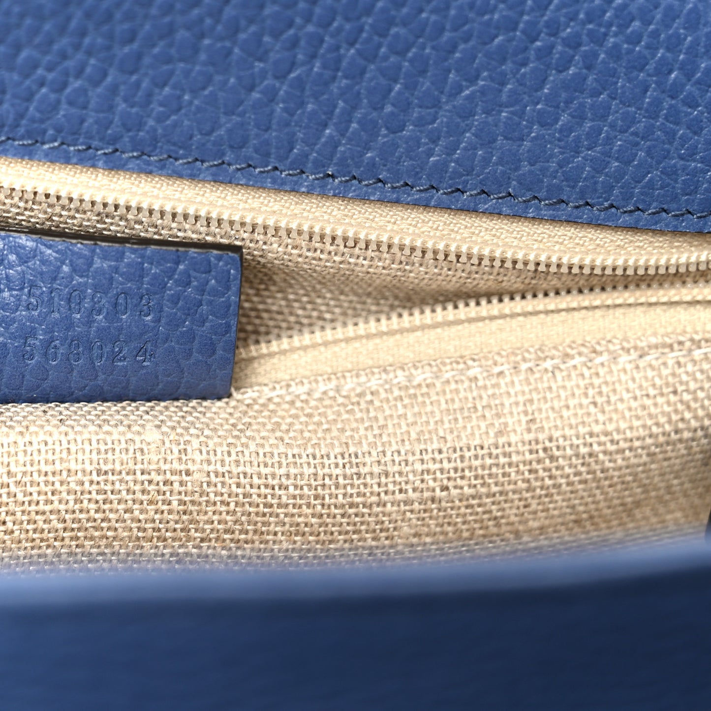 Dollar Calfskin Small Interlocking G Shoulder Bag Caspian