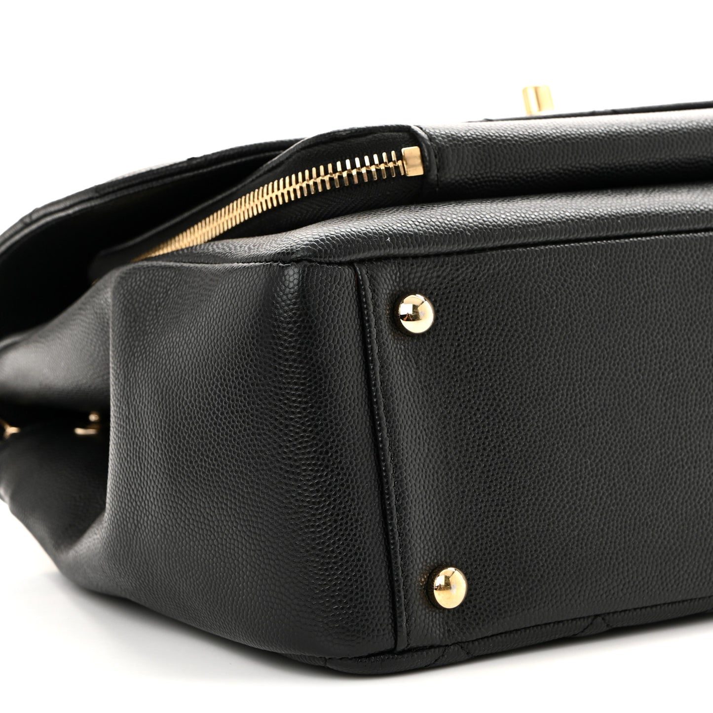 Caviar Quilted Large Business Affinity Flap Black