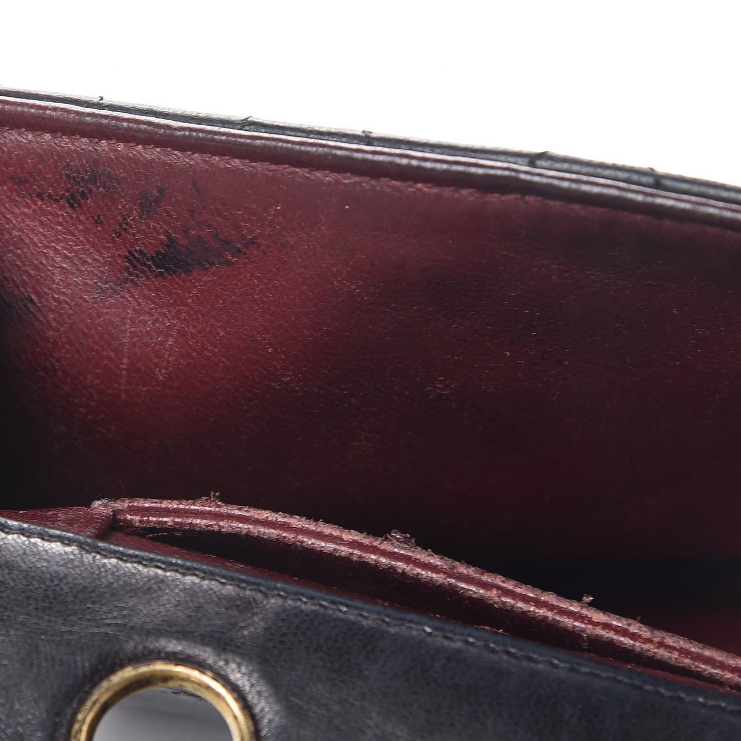 Lambskin Quilted Medium Single Flap Black