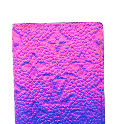 Louis Vuitton Taurillon Illusion Pocket Organizer Bleu Rose 7 of 8