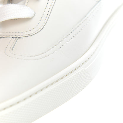 Hermes Swift Printed Peinture Fraiche Quicker Sneakers 37.5 White Black 9 of 10