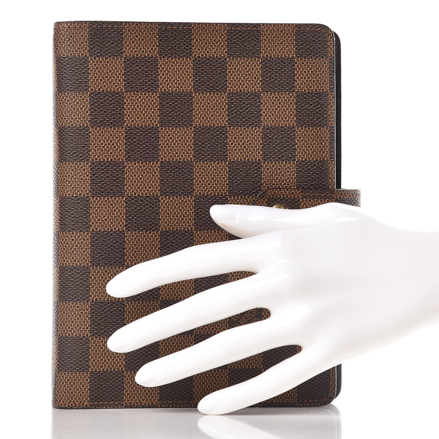 Damier Ebene Medium Ring Agenda Cover