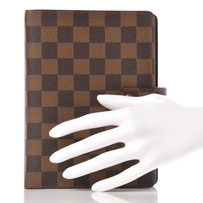 Louis Vuitton Damier Ebene Medium Ring Agenda Cover 2 of 10