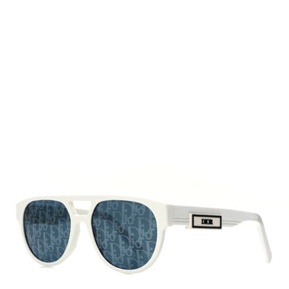 Christian Dior Acetate DiorB23 R1I Oblique Sunglasses White 1 of 5