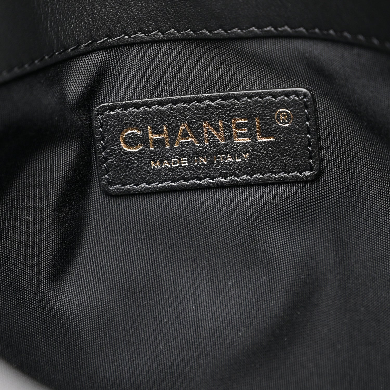 Chanel Calfskin Quilted Chain Flat Tote Black 6 of 11