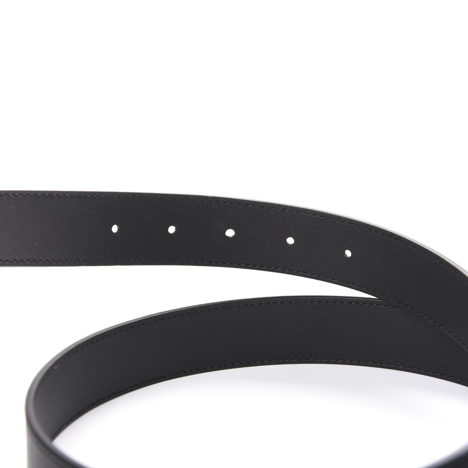 Gucci Calfskin Double G 30mm Belt 100 40 Black 3 of 5