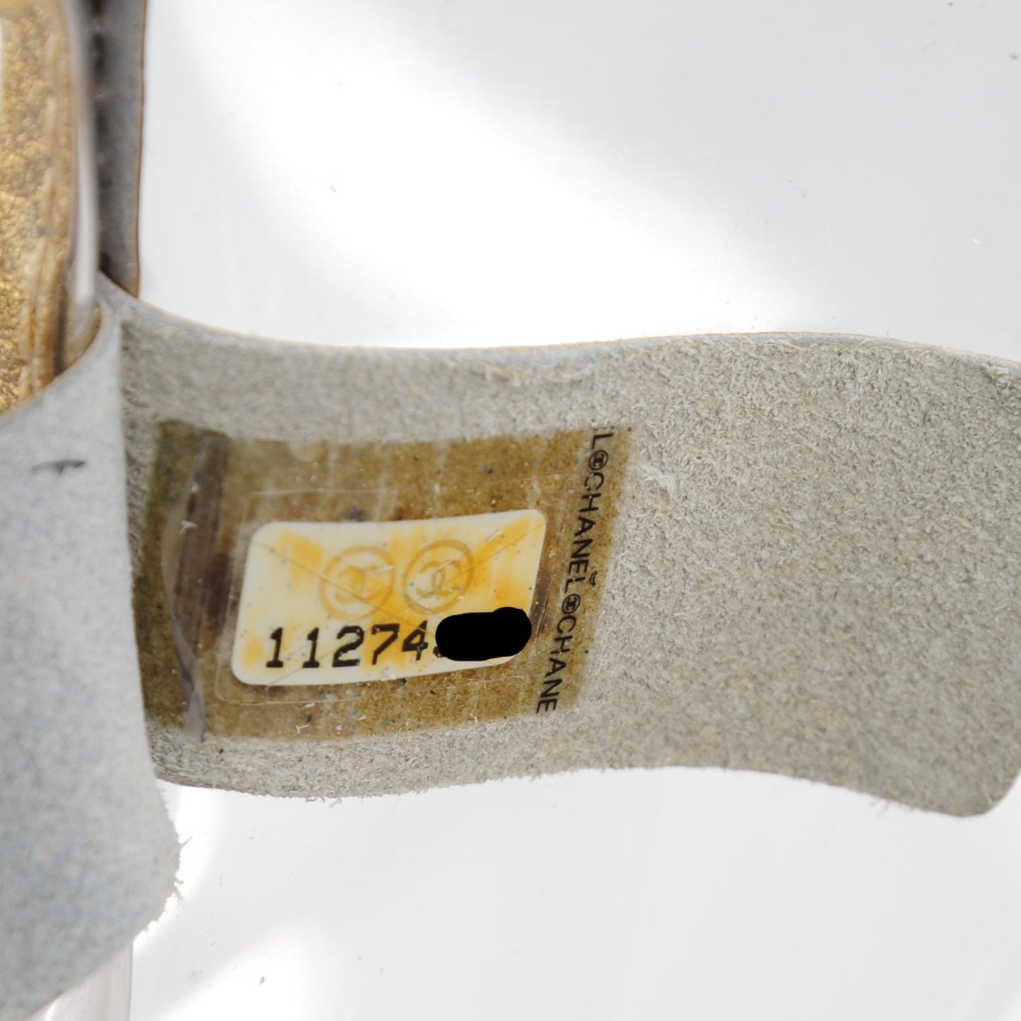 Vinyl Large Naked Flap Gold