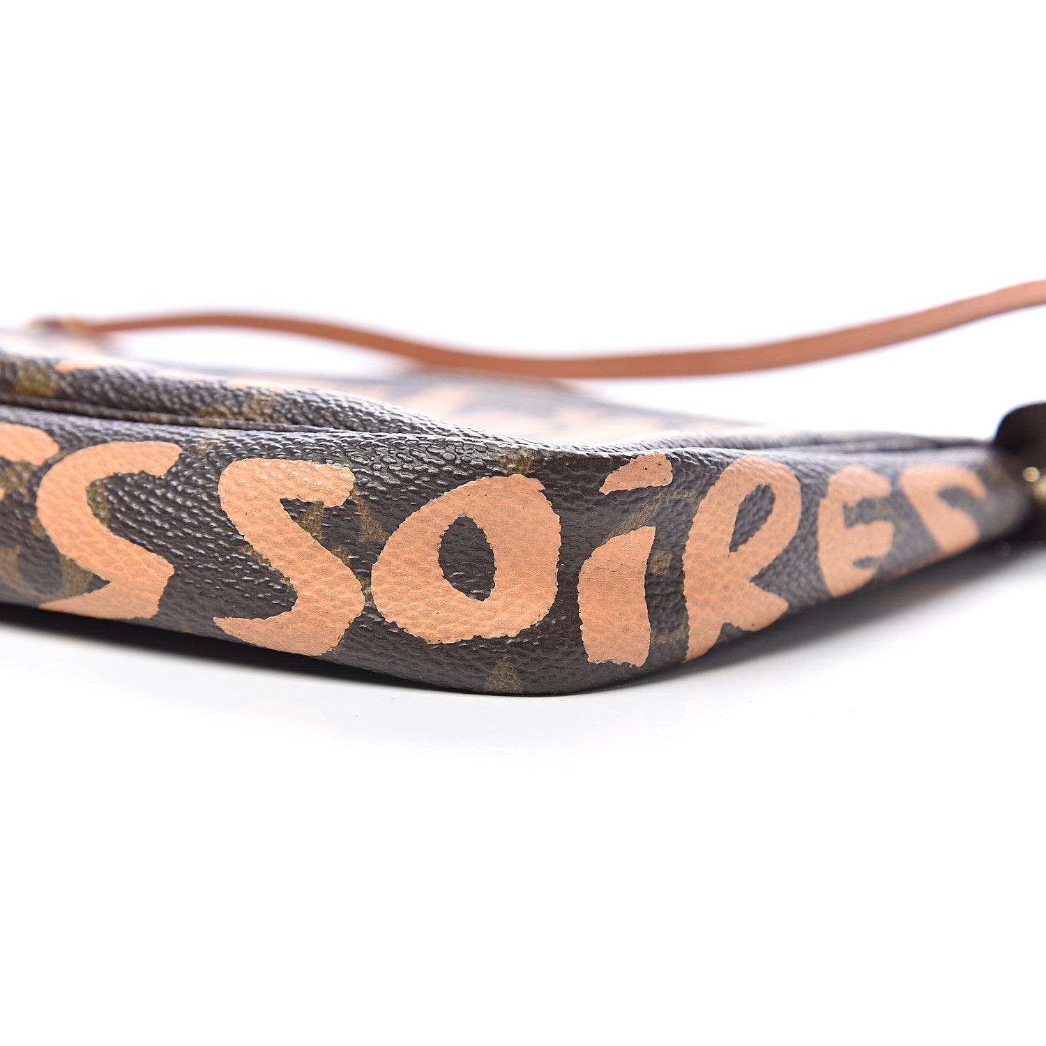 Louis Vuitton Monogram Graffiti Pochette Accessories Peach 10 of 11
