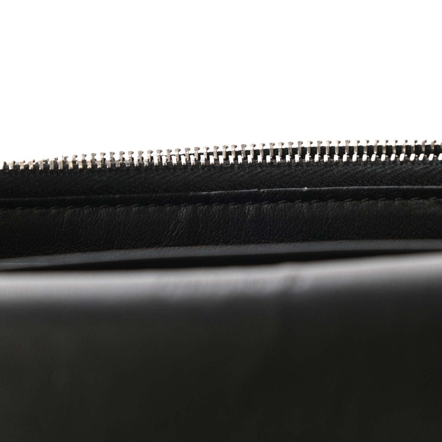 Grained Calfskin Small Trotteur Multifunction Wallet Black