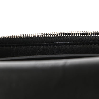 Celine Grained Calfskin Small Trotteur Multifunction Wallet Black 9 of 11