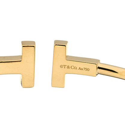 Tiffany 18K Yellow Gold T Wire Bracelet 3 of 4