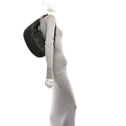Chanel Caviar Stitched Outdoor Ligne Hobo Black 2 of 10