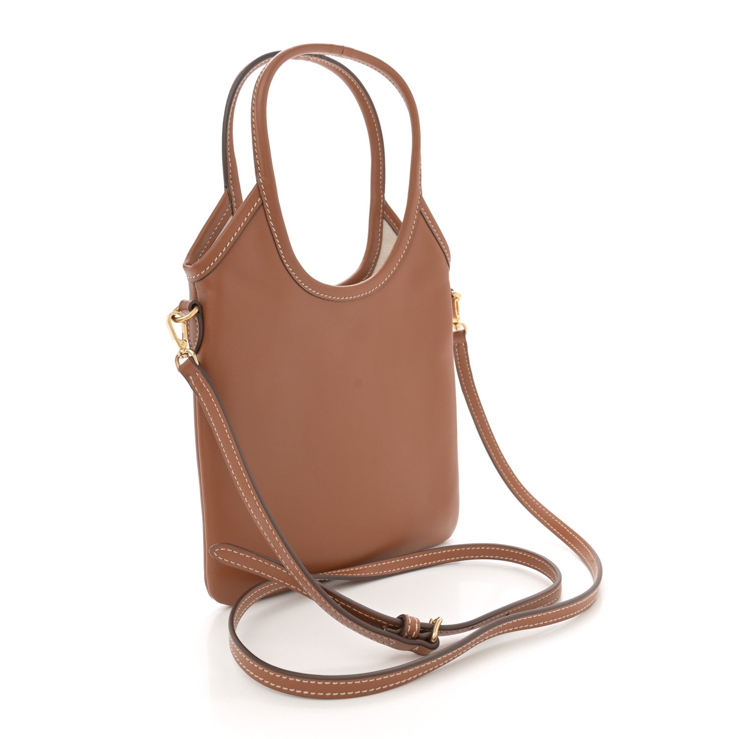 Miu Miu Nappa Mini Ivy Bag Cognac 3 of 10