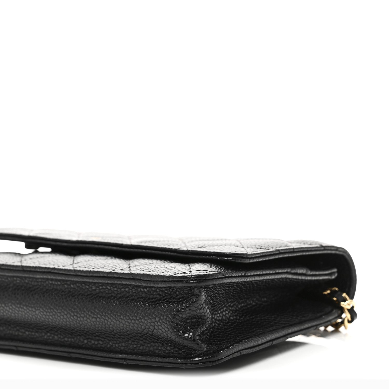 Chanel Caviar Quilted Wallet On Chain WOC Black 12 of 13